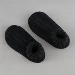 Chaussons homme en maille tricotée — semelle souple — coloris