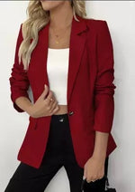 Blazer à col cranté et poches à rabat — coloris