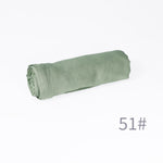 Écharpe unie en mélange coton-lin — respirante, 28 coloris — coloris