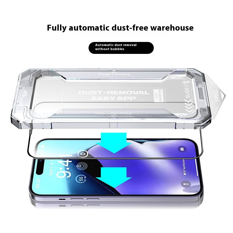Verre trempé anti-reflets et anti-espion — finition mate