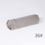 Écharpe unie en mélange coton-lin — respirante, 28 coloris — coloris