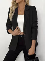 Blazer à col cranté et poches à rabat — coloris