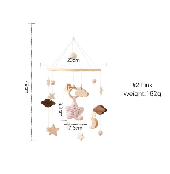 Mobile décoratif en feutrine pour chambre d’enfant