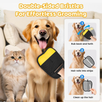 Gant de toilettage pour chien et chat — picots souples