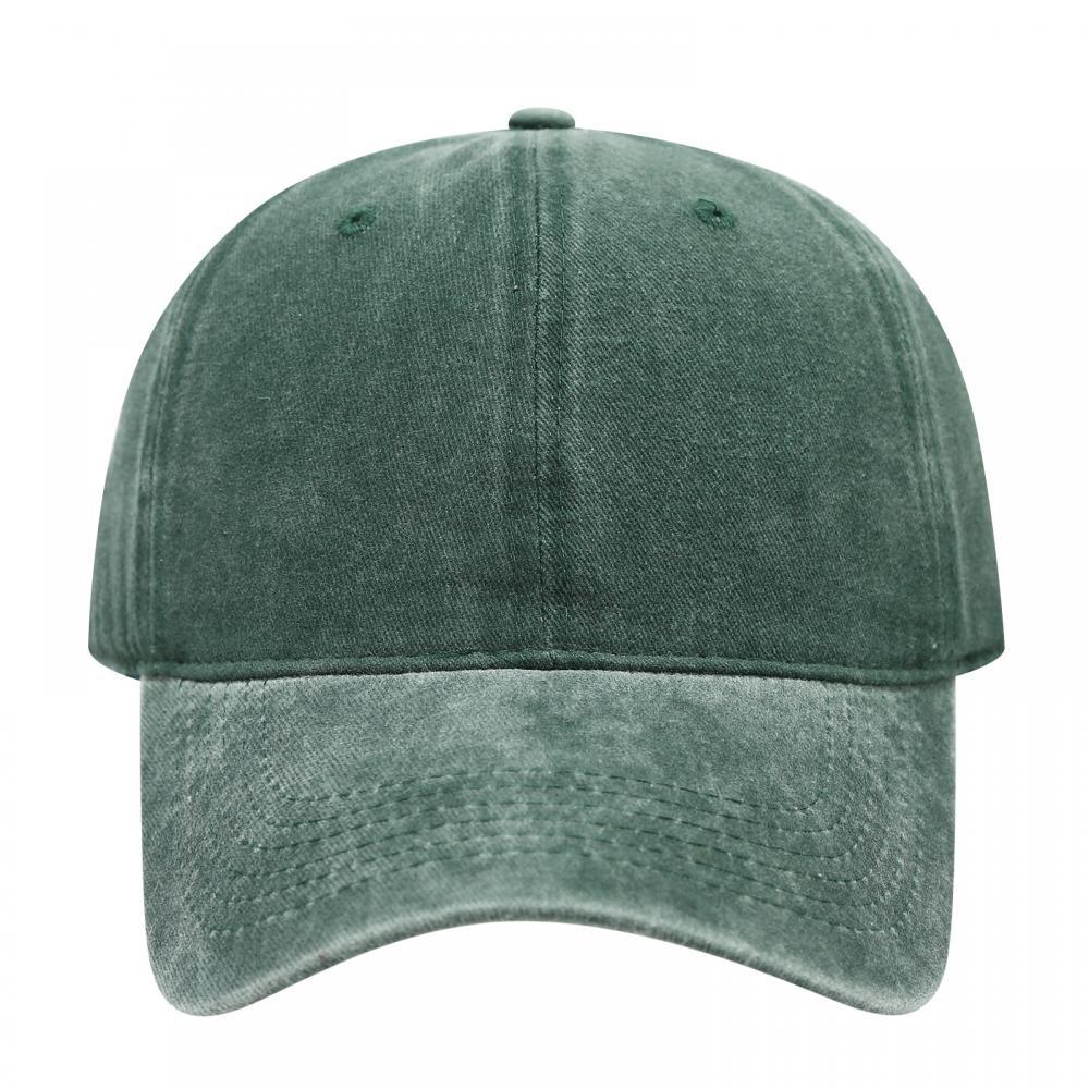 Casquette baseball en coton brodé — visière préformée — coloris
