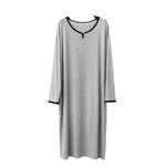 Peignoir long sous le genou — tombé souple