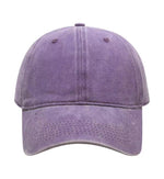 Casquette baseball en coton brodé — visière préformée