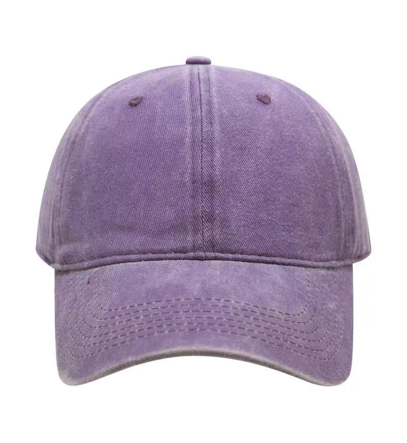 Casquette baseball en coton brodé — visière préformée
