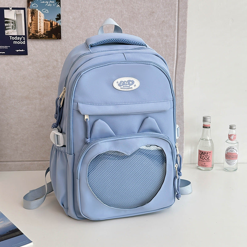Sac à dos écolier à badges — avec ou sans breloque