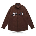 Chemise homme décontractée coupe large — mi-saison