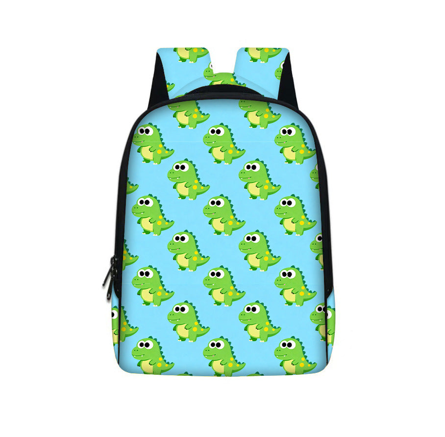 Sac à dos enfant à motif dinosaure — grande contenance — coloris