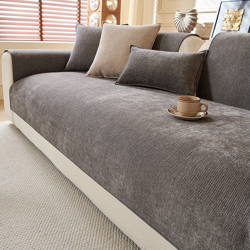 Housse d'assise en chenille — plusieurs largeurs et longueurs