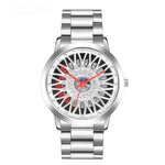 Montre homme à cadran jante ajourée