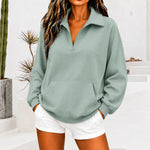 Sweat épaules tombantes — coupe ample, automne-hiver