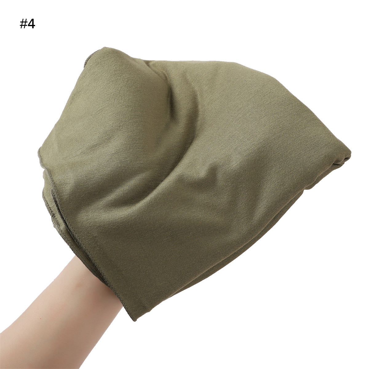 Turban en coton mercerisé grande taille — 33 coloris unis — coloris