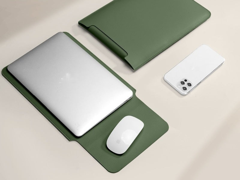 Housse d’ordinateur dépliable — fait aussi tapis de souris