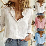 Chemise ample en tissage aéré, bas arrondi