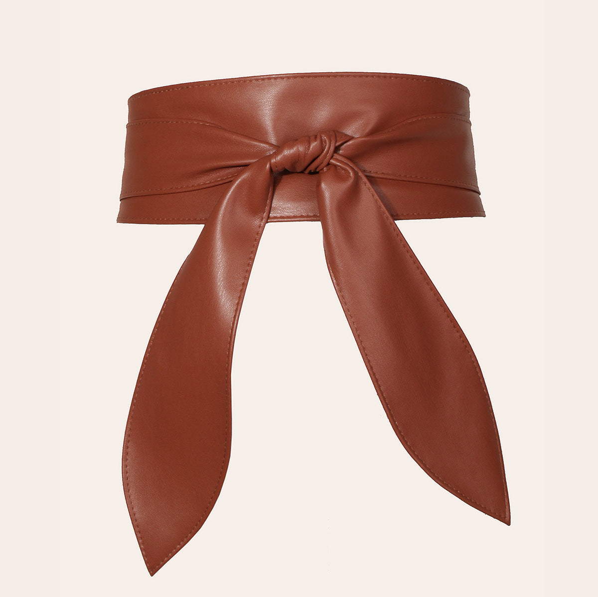 Ceinture large à nouer, longs pans en ruban — coloris