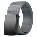 Ceinture mixte en sangle nylon, boucle à cliquet — coloris