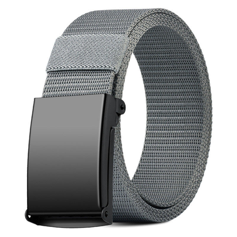 Ceinture mixte en sangle nylon, boucle à cliquet — coloris