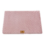 Tapis de couchage pour chien en peluche — motif écailles, du S au L