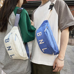 Sac banane de poitrine — porté croisé, style japonais