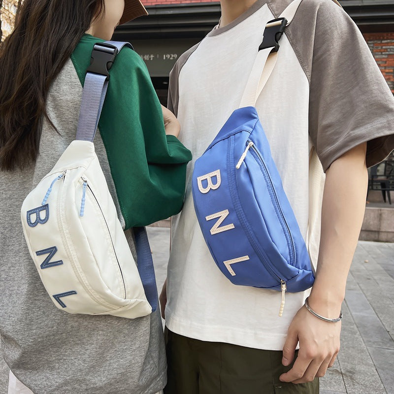 Sac banane de poitrine — porté croisé, style japonais