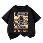 T-shirt garçon en coton — coupe ample, manches courtes