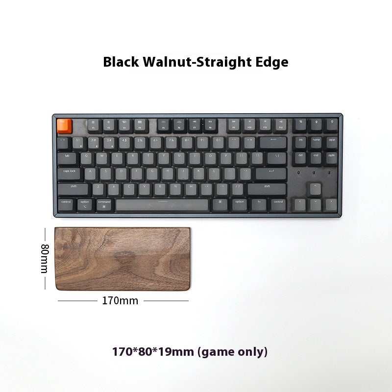 Repose-poignet en bois pour clavier et souris