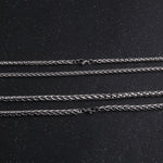 Collier homme maille panier en acier inoxydable — chaîne polie 10 g