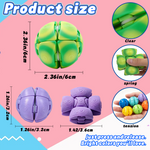Grosse balle anti-stress et 9 mini-balles — imprimées 3D
