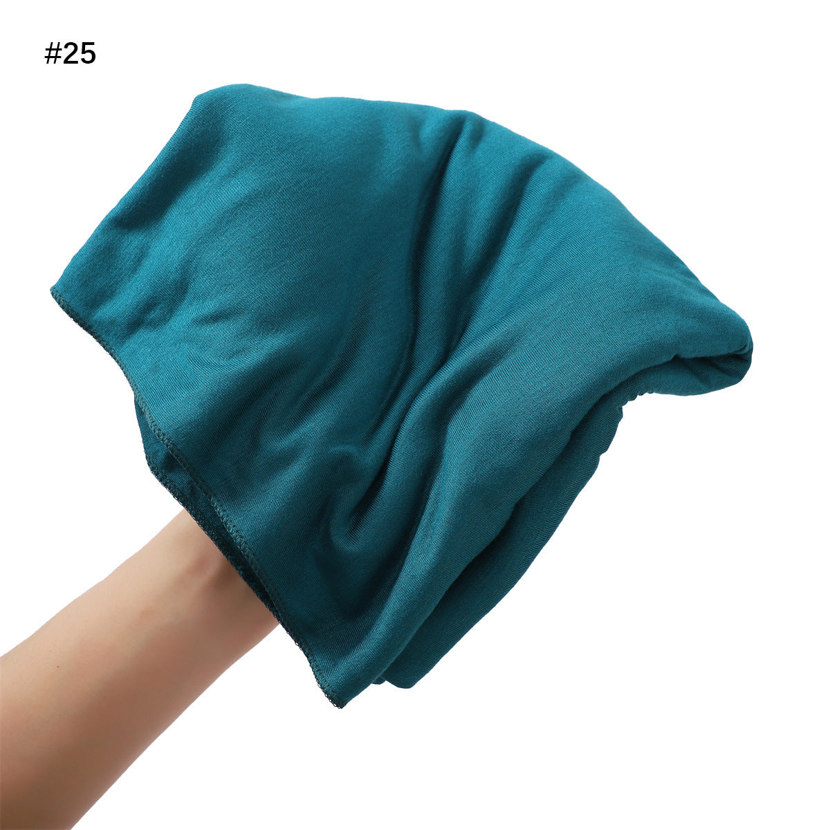 Turban en coton mercerisé grande taille — 33 coloris unis
