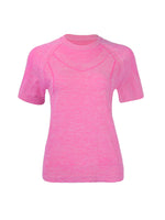 T-shirt de sport sans coutures — maille respirante chinée