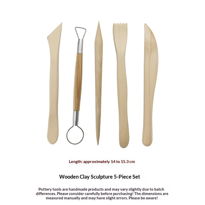 Kit de modelage pour argile et pâte à modeler — ébauchoirs bois ou plastique