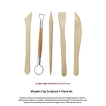 Kit de modelage pour argile et pâte à modeler — ébauchoirs bois ou plastique