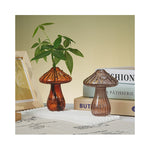 Vase champignon en verre borosilicate soufflé