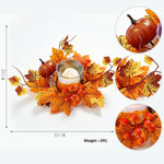Couronne de photophore en feuillage artificiel — 23 à 32 cm — coloris