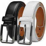 Ceinture en cuir verni pour jean — finition brillante