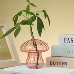 Vase champignon en verre borosilicate soufflé — coloris