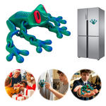 Grenouille articulée aimantée — décoration de réfrigérateur