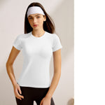T-shirt de sport ajusté à manches raglan — maille fine