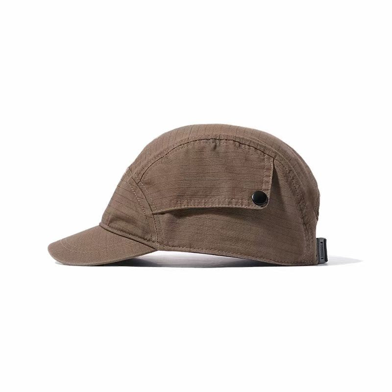Casquette à visière courte — coupe rétro coréenne