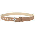 Ceinture femme mate à boucle ardillon — surface résistante — coloris