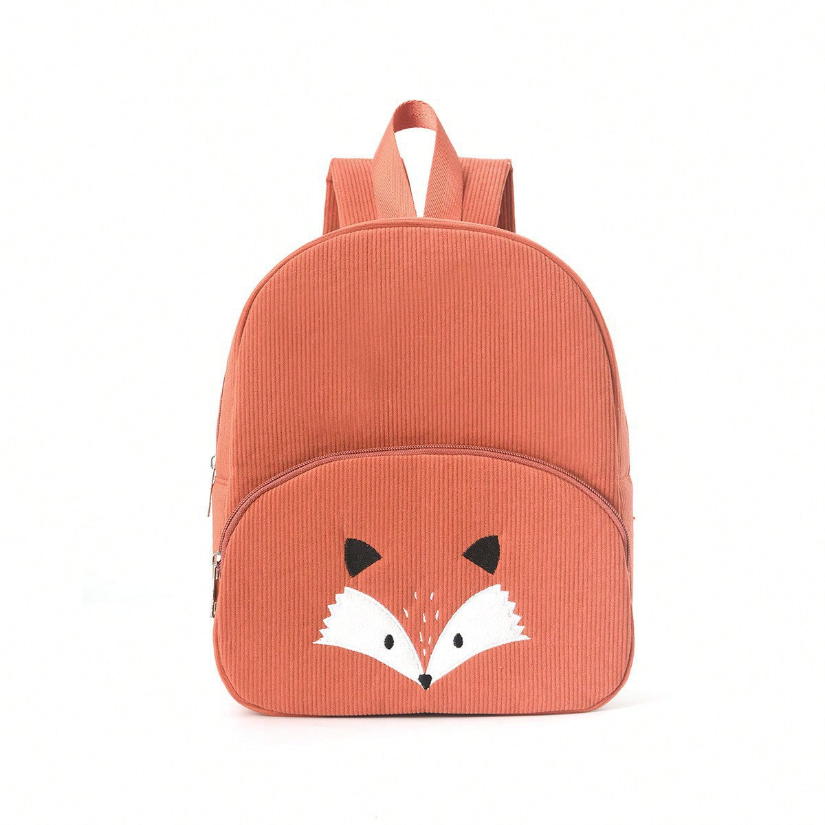 Sac à dos maternelle en velours côtelé, tête d’animal