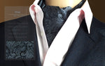Écharpe homme jacquard à pois — tissage habillé — coloris