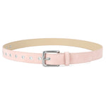 Ceinture femme mate à boucle ardillon — surface résistante