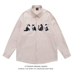 Chemise homme décontractée coupe large — mi-saison