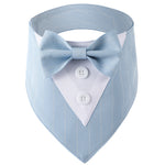 Bandana chien façon smoking — nœud papillon amovible — coloris