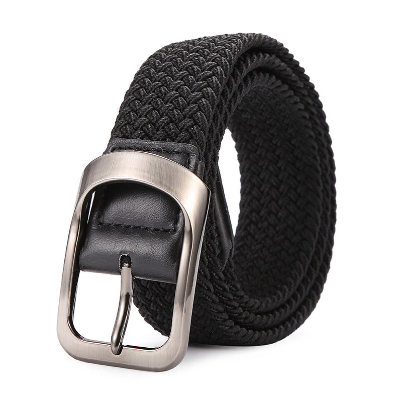 Ceinture tressée élastique homme à boucle ardillon — coloris