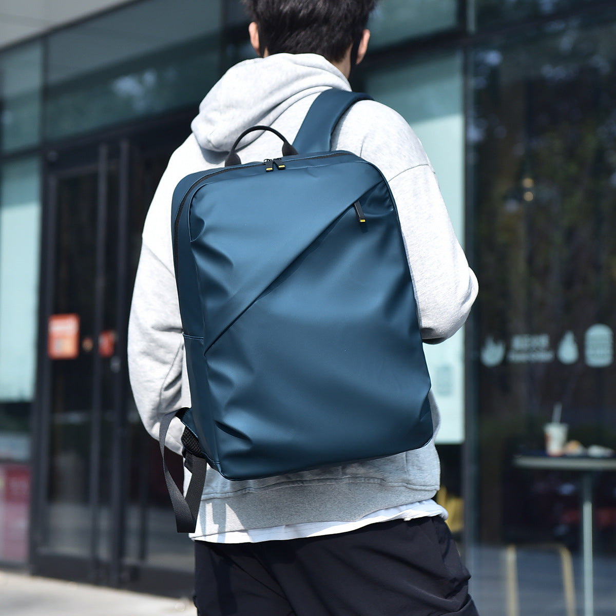 Sac à dos ordinateur grande capacité — dos et bretelles matelassés